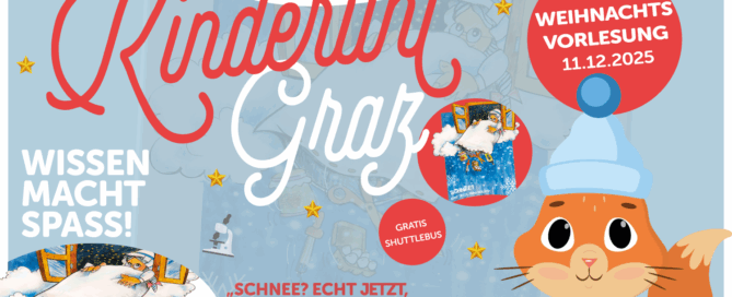 Weihnachtsvorlesung 2025: Schnee? Echt jetzt, Frau Holle?! Ein Theaterstück mit Experimenten für Kinder!